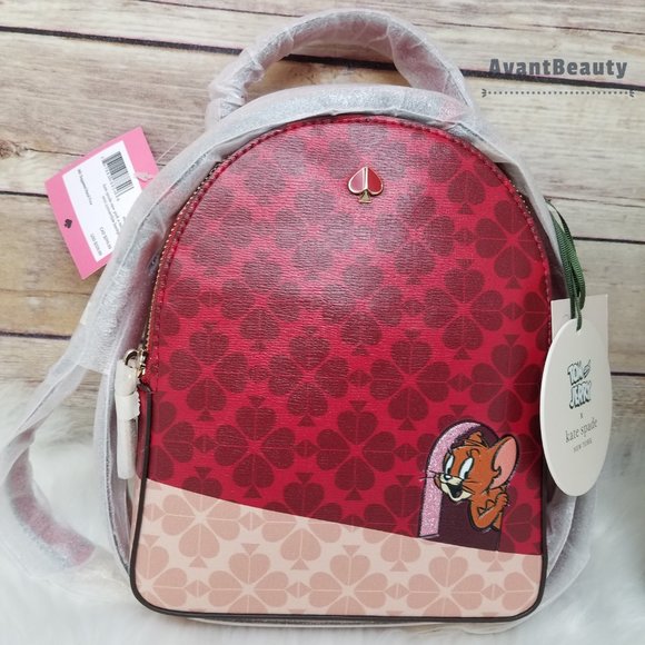 Kate Spade X Tom & Jerry Mini Convertible Backpack - Picture 3 of 10